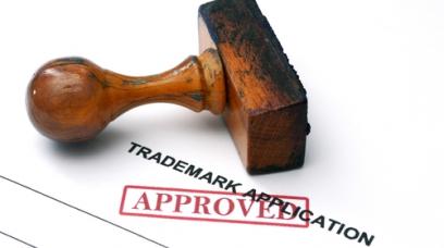 graphic of trademark application stamped "approved"